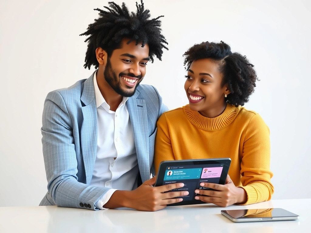 User managing account on a secure platform